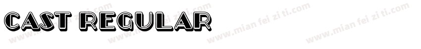 Cast Regular字体转换